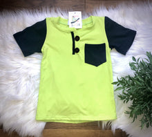 Load image into Gallery viewer, Basic Henley Short Sleeve
