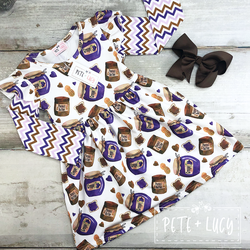 Peanut Butter & Jelly Dress
