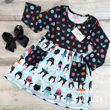 Load image into Gallery viewer, Penguin Party Dress
