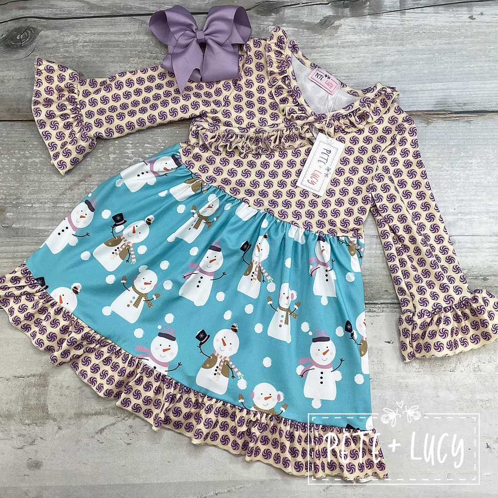 Sweet Snowman Dress