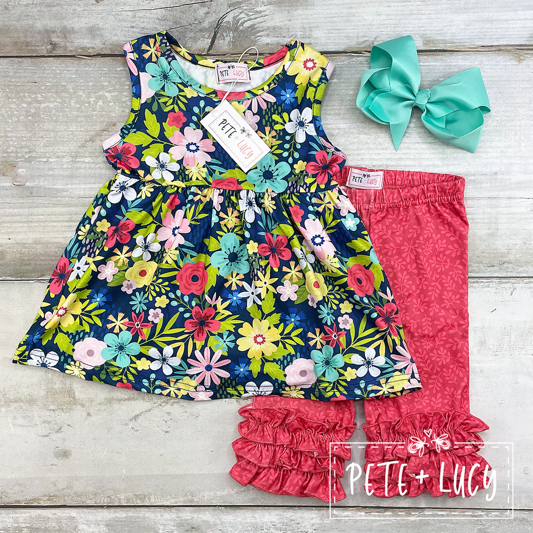 Wonderful Wildflower Capri Set