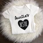 Auntie's bestie bodysuit-Long Sleeve
