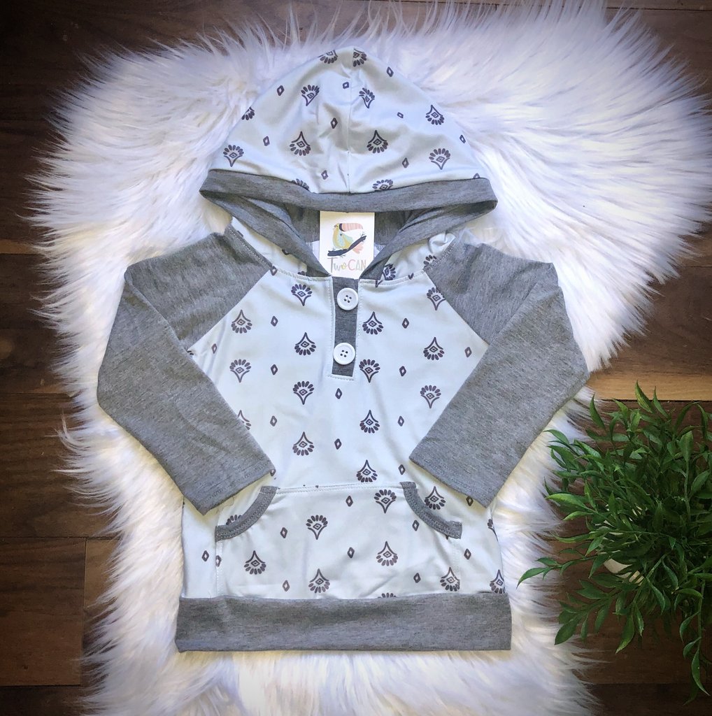 Aztec pattern hoodie