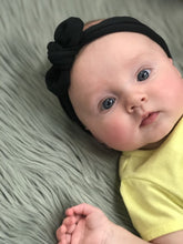 Load image into Gallery viewer, Black Knot Bow Headband
