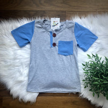 Load image into Gallery viewer, Basic Henley Short Sleeve
