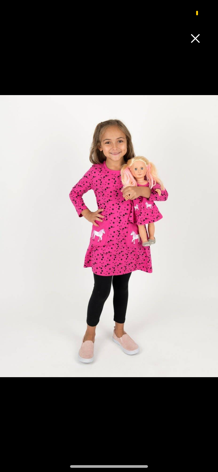 Pretty in Pink Doll & Me Set