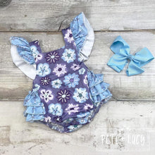 Load image into Gallery viewer, Plum Blooms Romper
