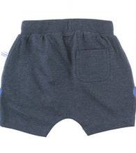 Load image into Gallery viewer, Heather Navy Jogger Shorts
