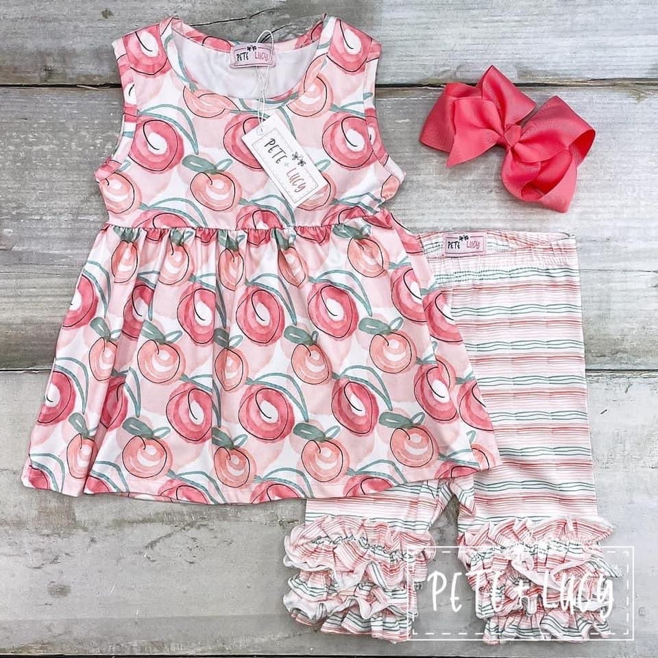 Georgia Peaches Short Set