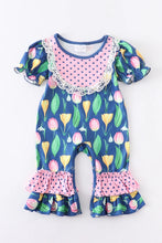 Load image into Gallery viewer, Tulip floral romper
