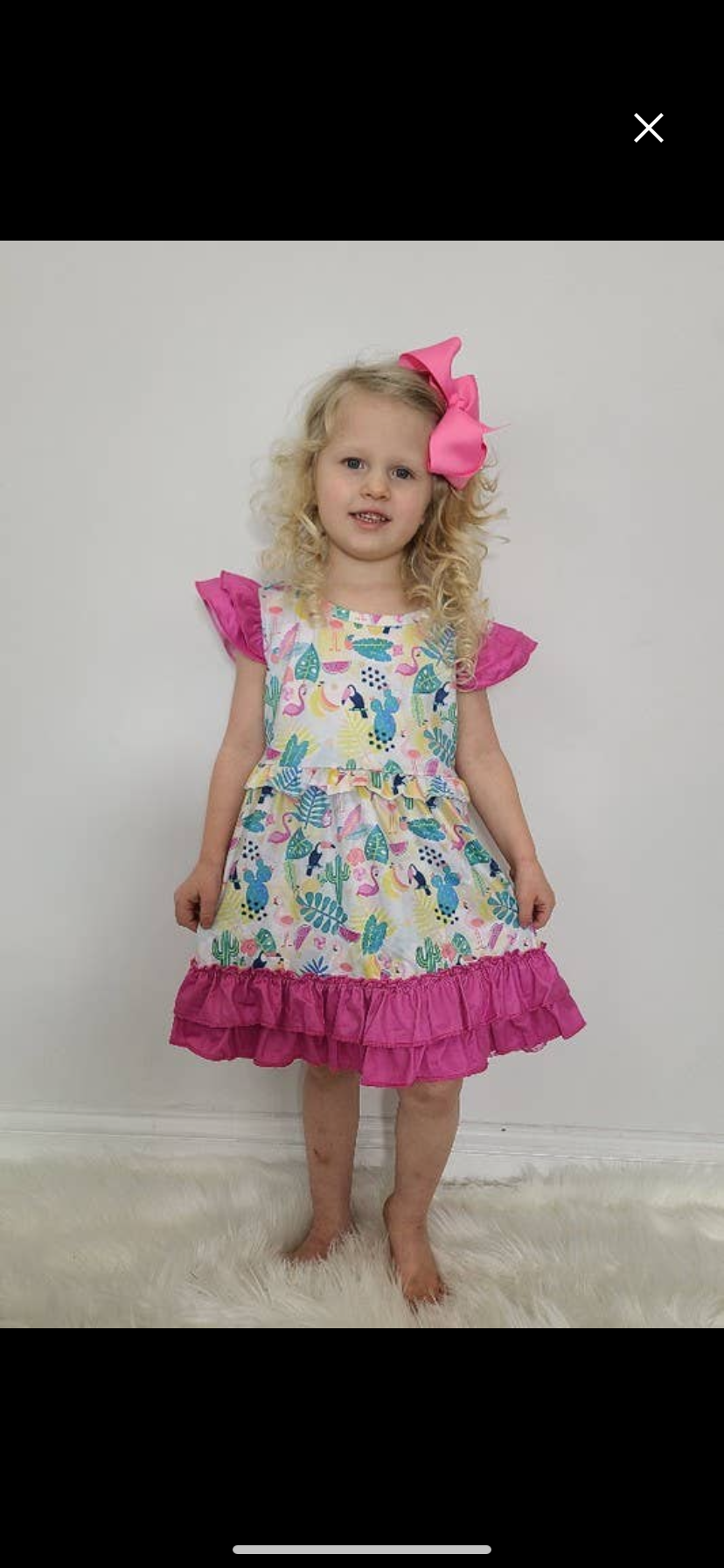 Toucan Girls Dress