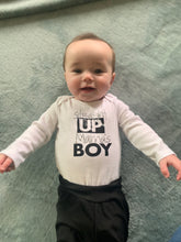 Load image into Gallery viewer, Mama&#39;s Boy bodysuit-Long Sleeve
