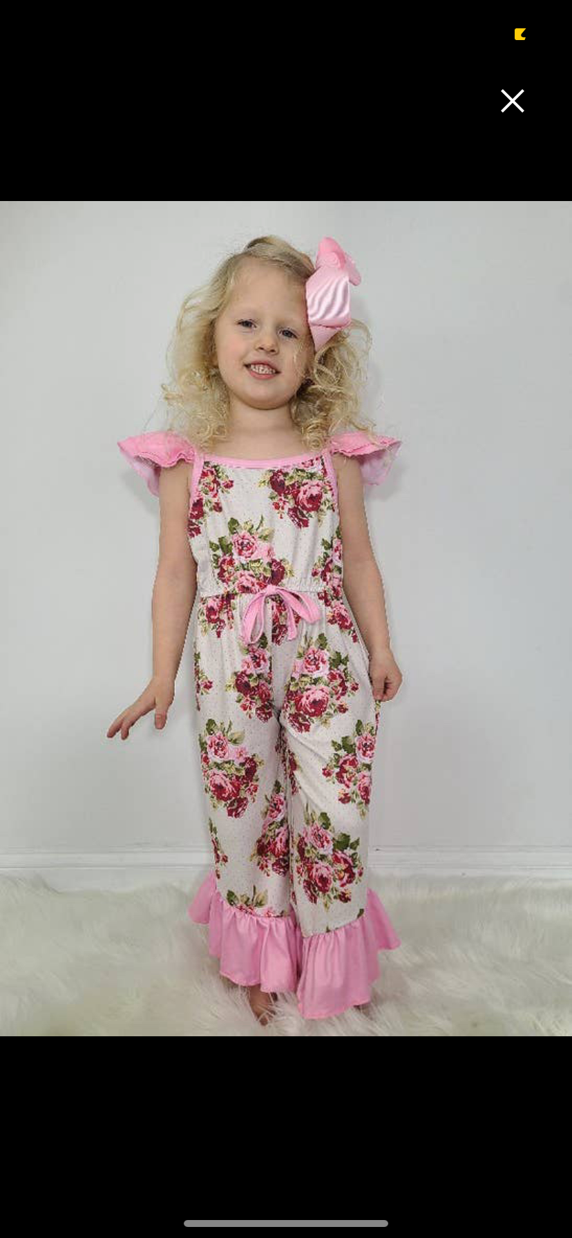 Vintage Rose Romper
