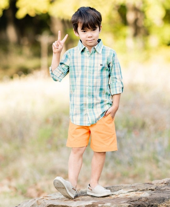Melon Chino Shorts