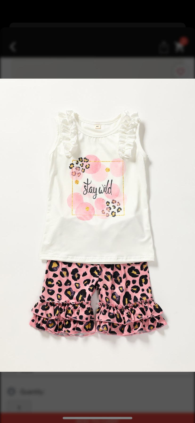 Stay Wild Short Set