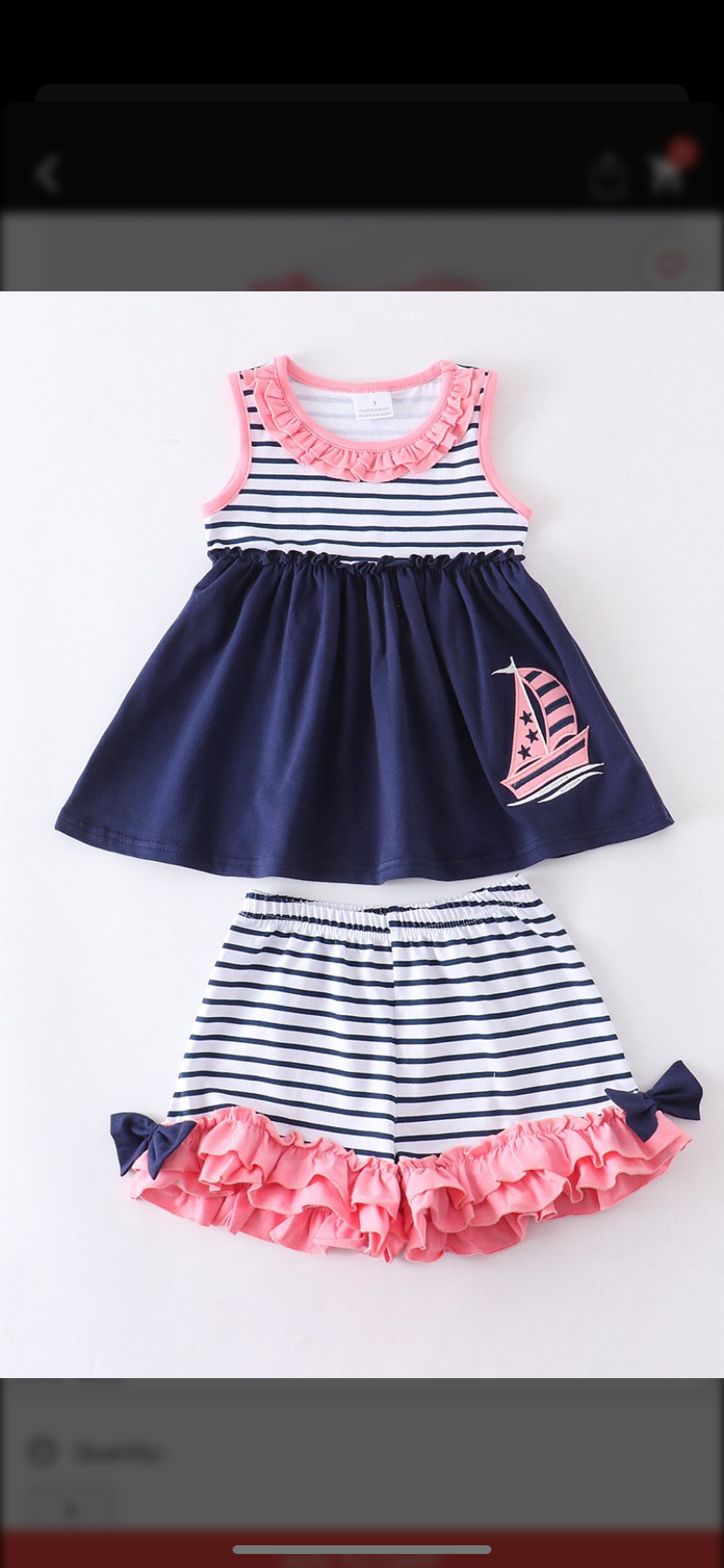 Sailboat Short Set
