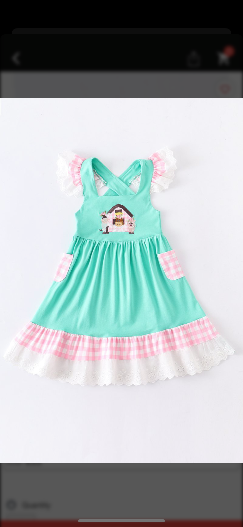 Green Barn Dress