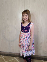 Load image into Gallery viewer, Purple Rose Capri Set
