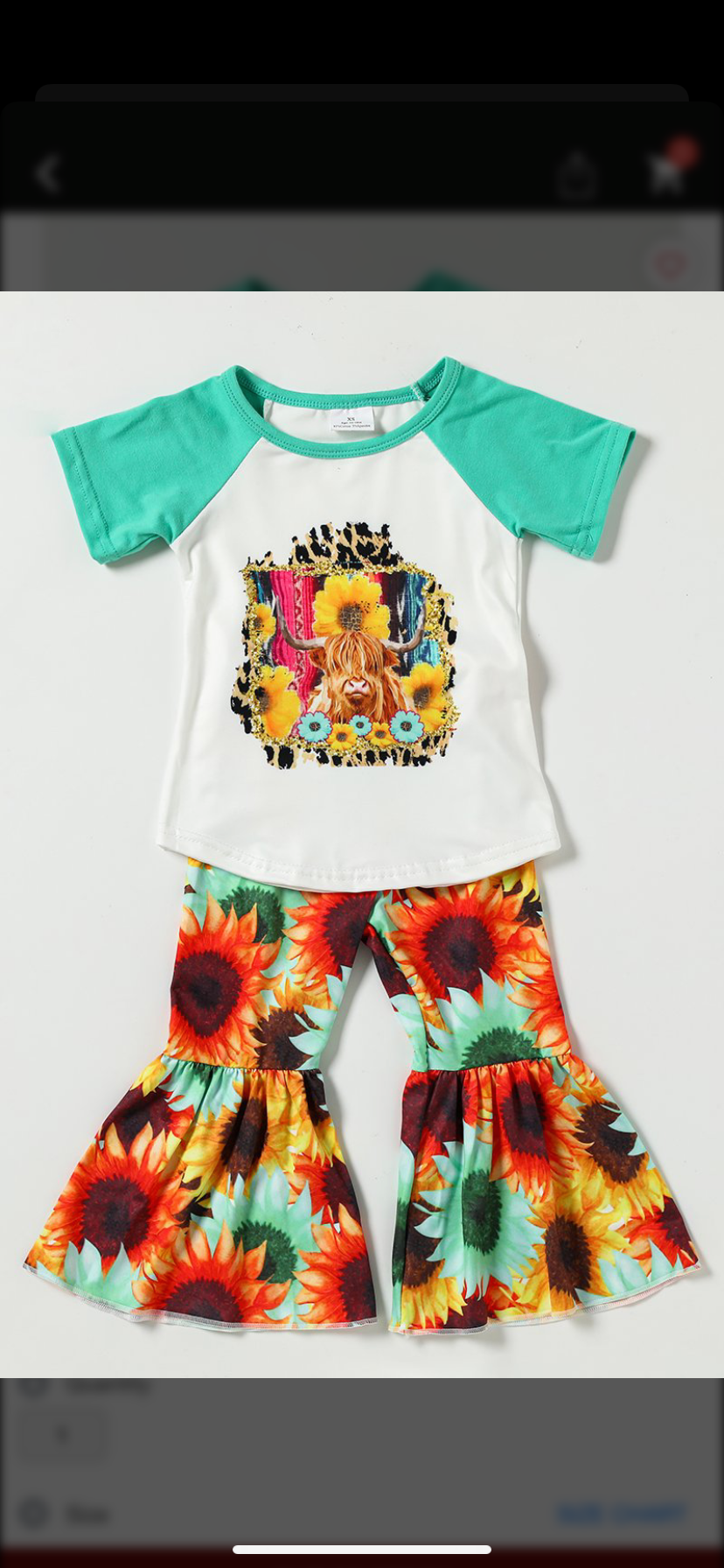 Sunflower Bell Pant Set