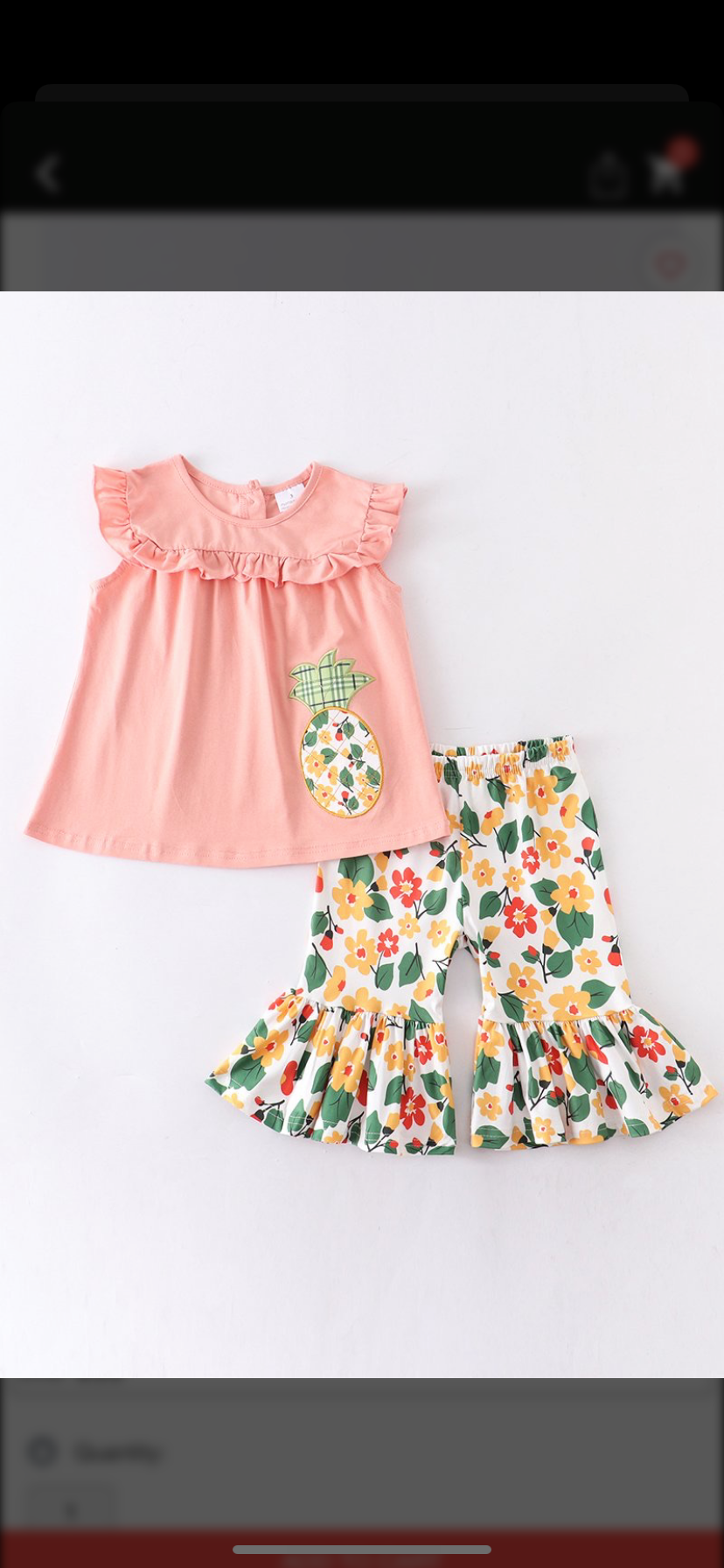 Pineapple Capri Set
