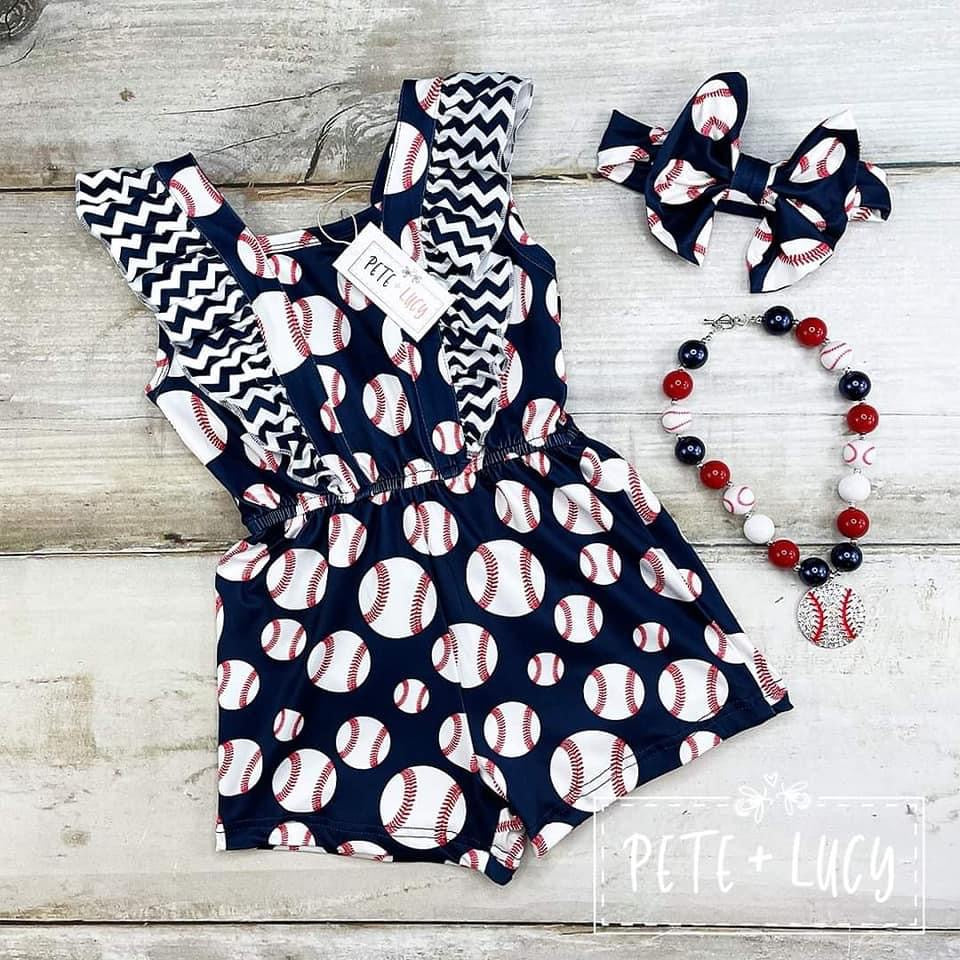 Batter Up Romper