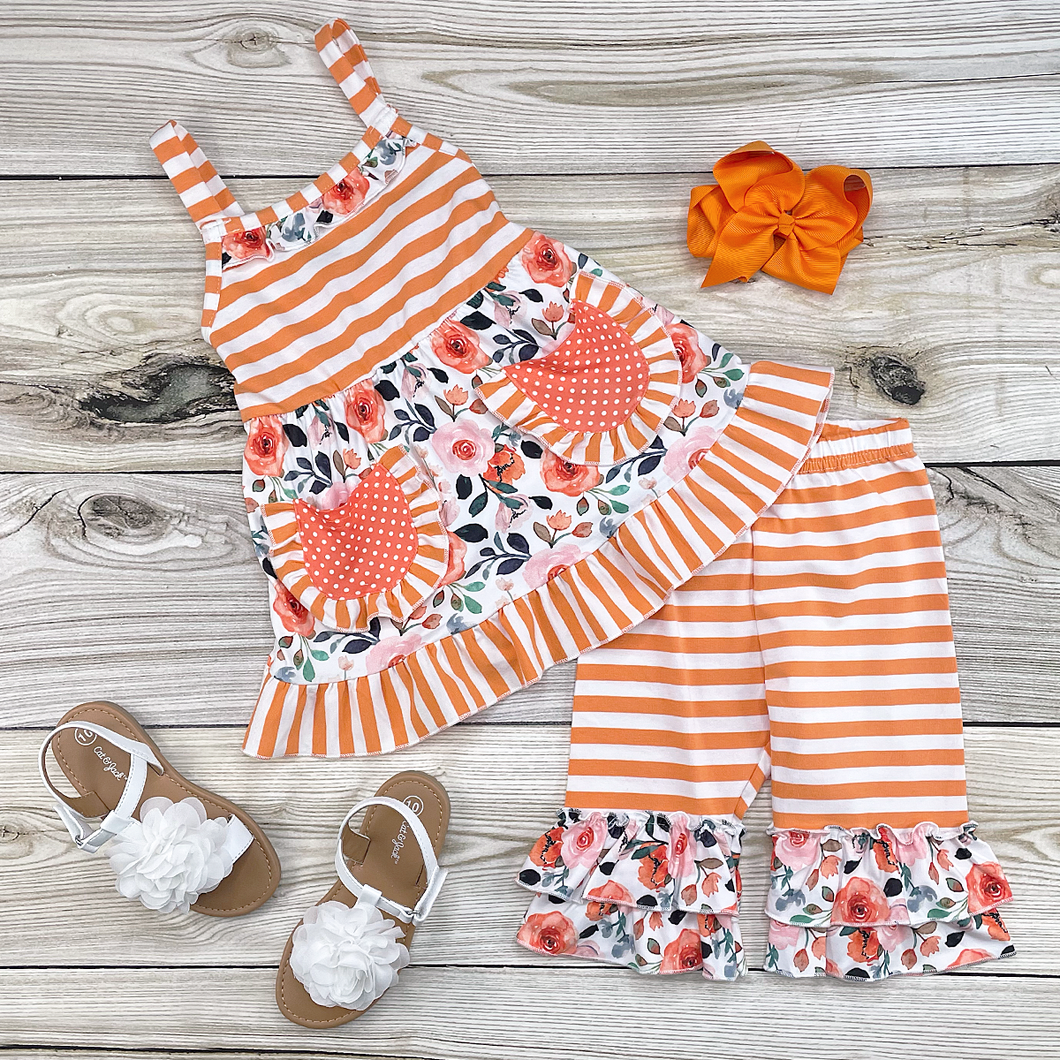 Tangerine Garden Set