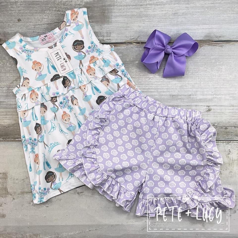 Tip Toes Short Set