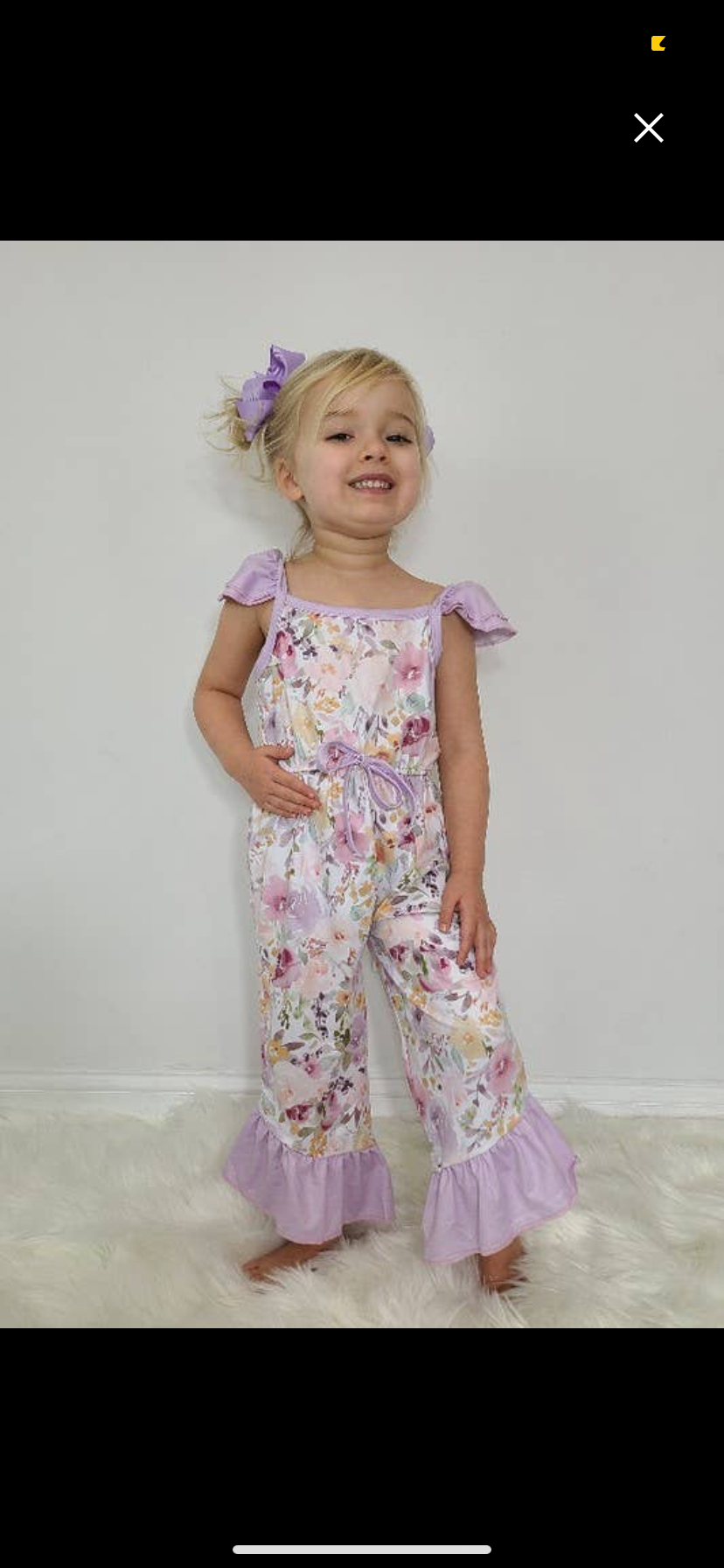 Lilac Blossom Romper