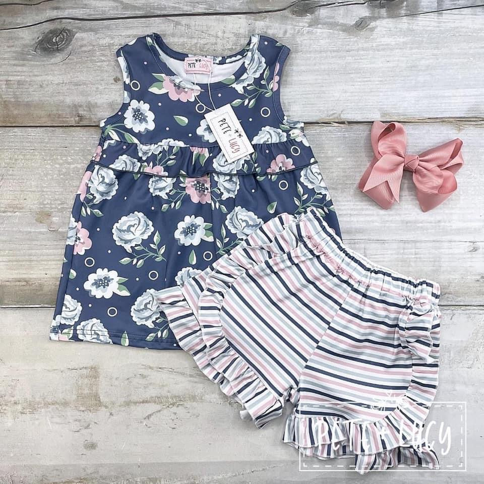 Midnight Rose Short Set