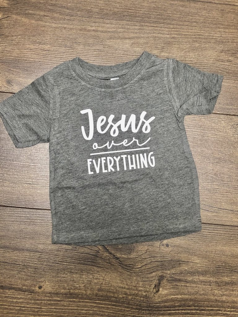 Jesus over everything toddler tee