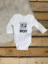 Load image into Gallery viewer, Mama&#39;s Boy bodysuit-Long Sleeve
